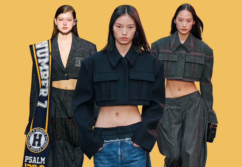 아슬아슬할수록 쿨한 크롭트 재킷의 매력