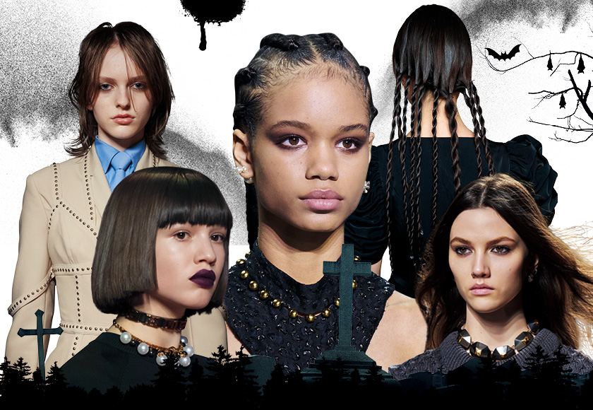 웬즈데이의 고스 글램 룩