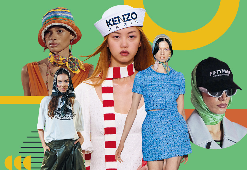 일당백 스카프 스타일링