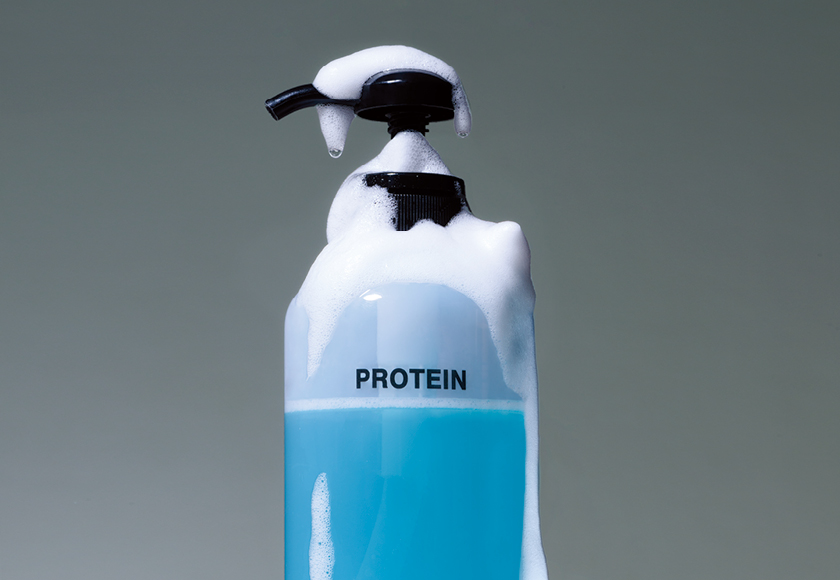 단백질이 모발을 공격했다!