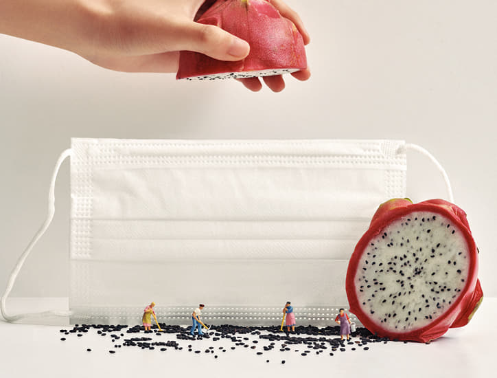 화이트 마스크가 잡티를 만드나요?